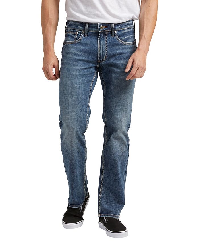Silver Jeans Co. Men's Allan Slim Fit Straight Leg Jeans - Macy's