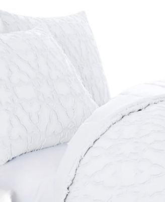 Southshore Fine Linens Stella Clipped Jacquard 3-Pc. Comforter Set, Twin