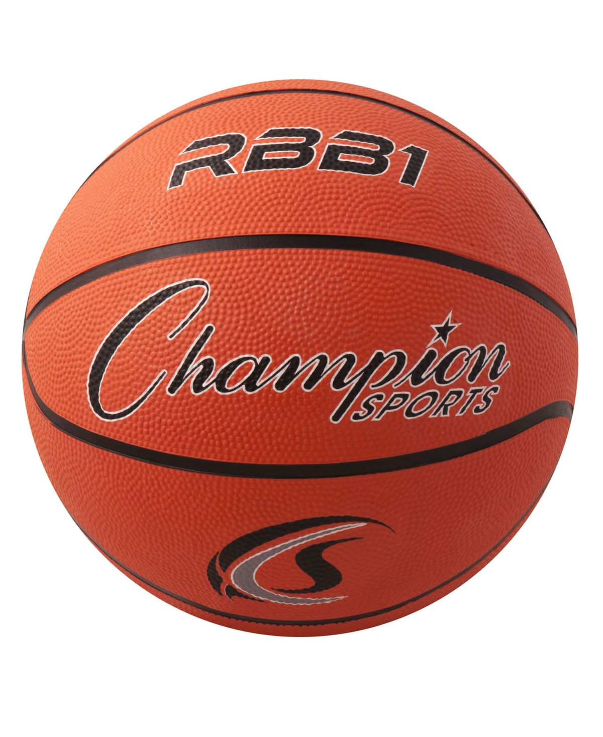 Champion Sports Offical Size Rubber Basketball, Set of 2