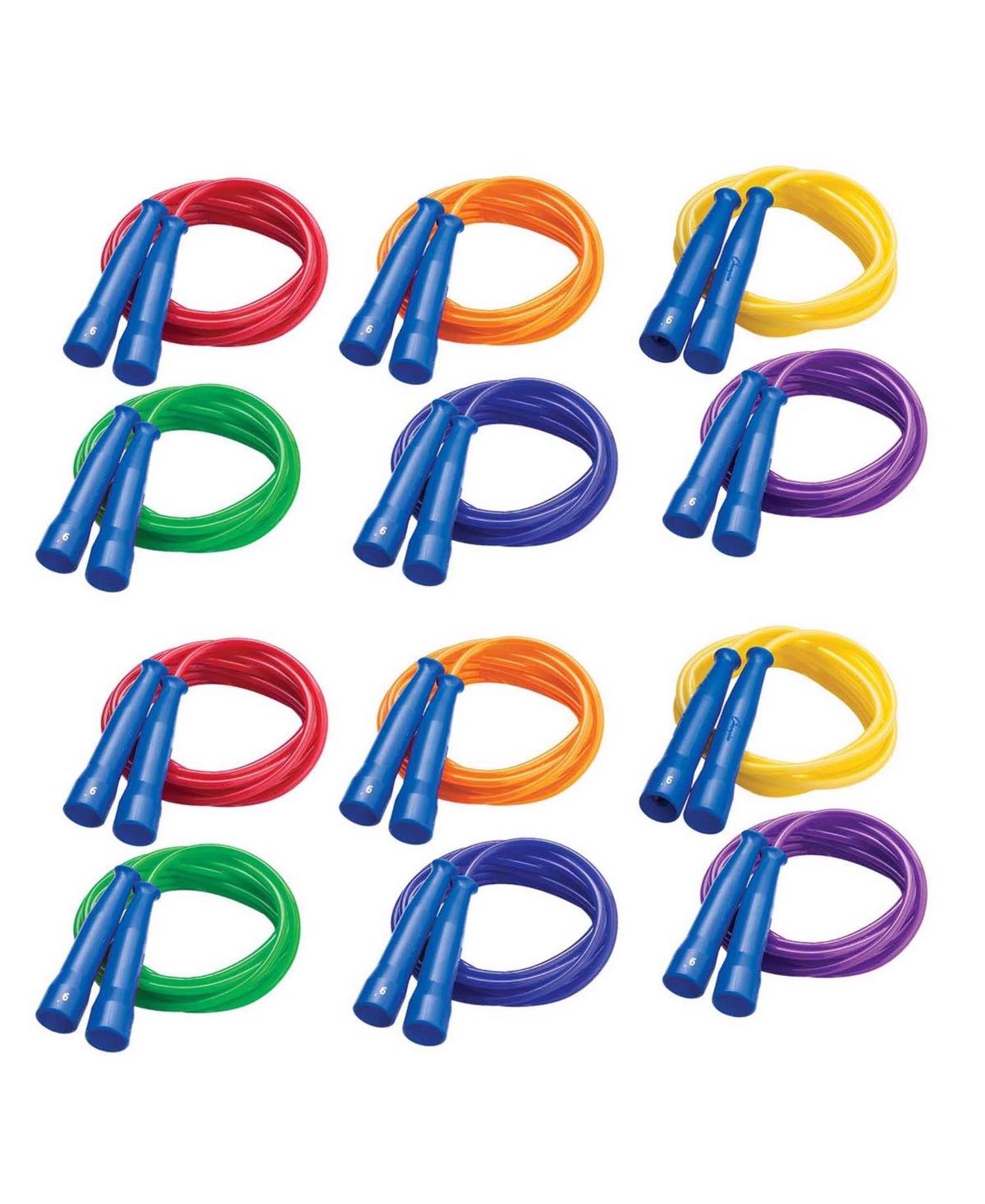 Champion Sports Licorice Speed Rope, Set of 12