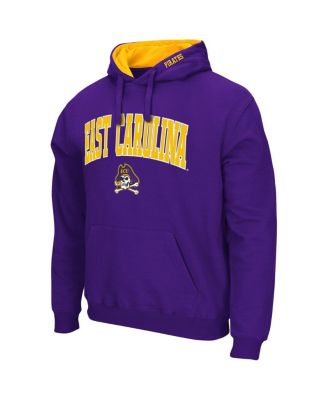 Men's ECU Pirates Arch and Logo Pullover Hoodie