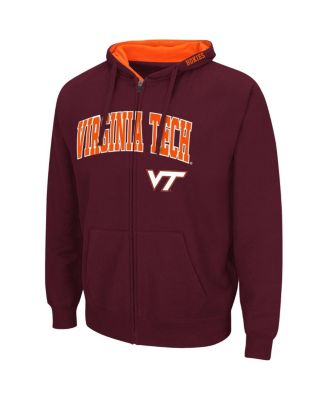 Men's Virginia Tech Hokies Arch & Logo 3.0 Full-Zip Hoodie