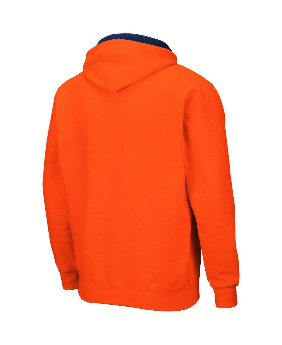 Shop Colosseum Men's  Orange Syracuse Orange Arch And Logo 3.0 Full-zip Hoodie