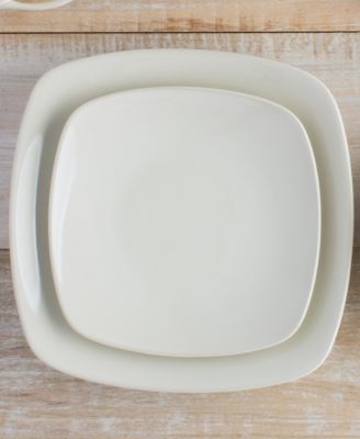 Colorwave Square Dinner Plates, Set of 4