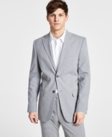 Dkny Men's Modern-Fit Stretch Suit Jacket - Light Grey