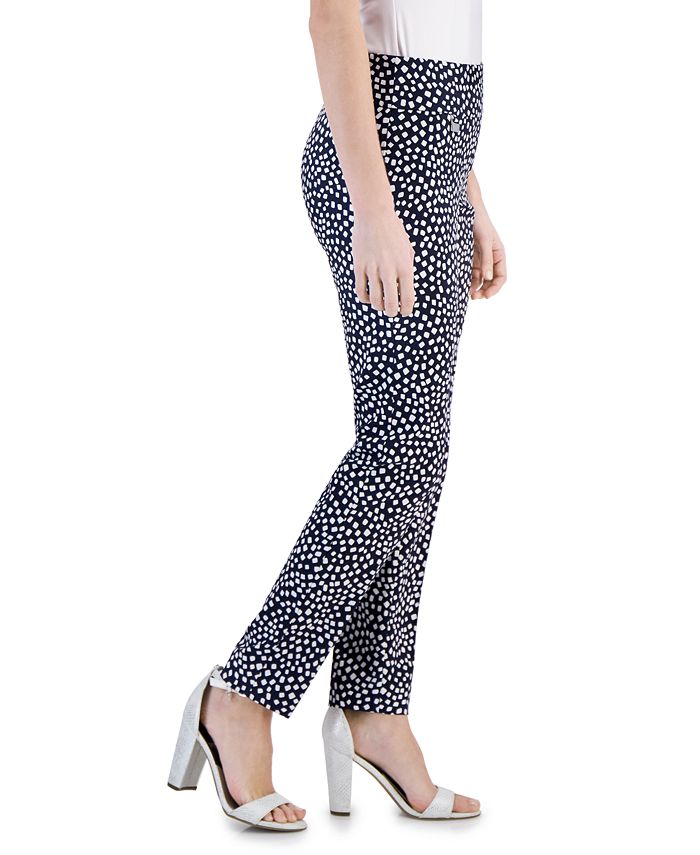 Alfani Petite Printed PullOn Pants, Created for Macy's Macy's
