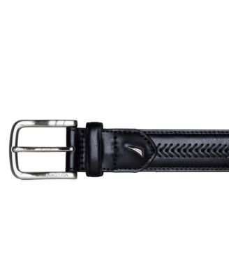 Men's Leather Belt with Lacing