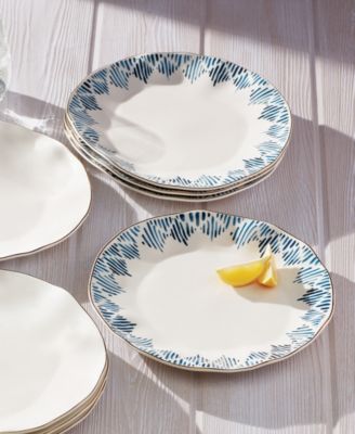 Blue Bay Dinner Plates, Set of 4