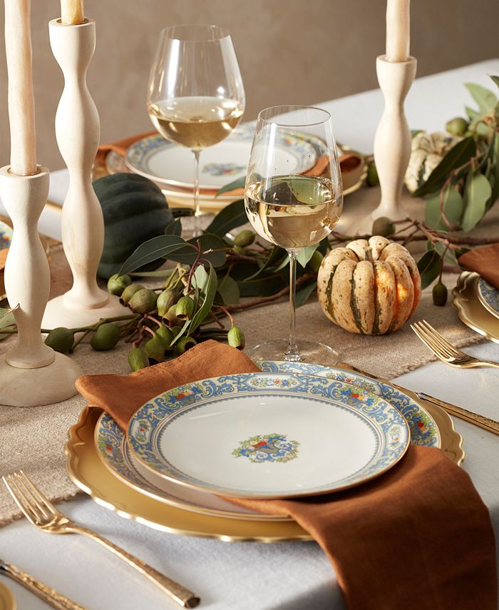 Lenox Autumn Dinner Plate Set, 4 Piece - Macy's