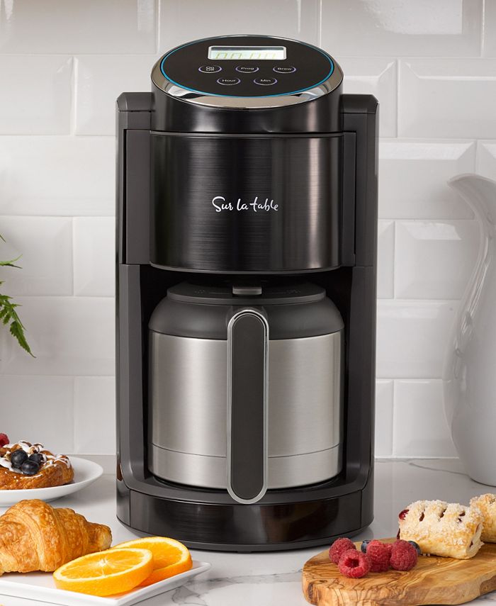 Sur La Table 12 Cup Automatic Drip Coffeemaker with Thermal Carafe - Gray