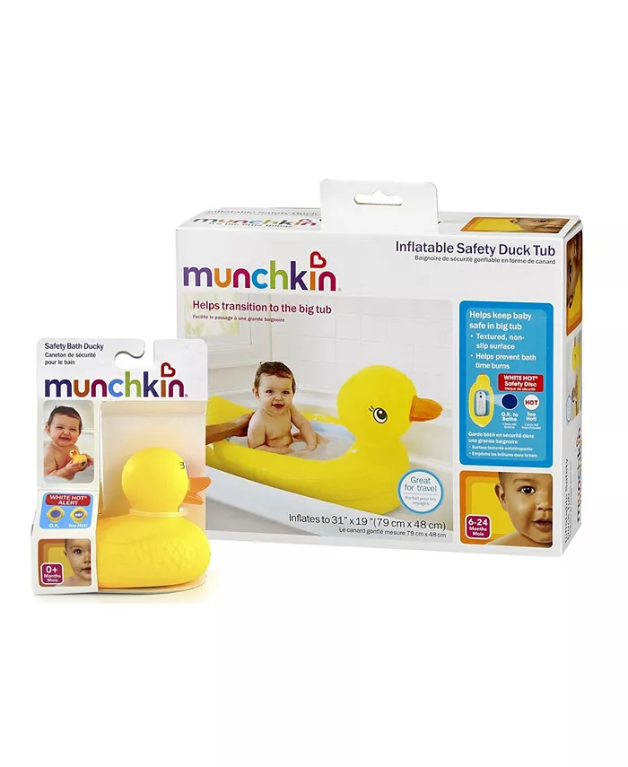 macys.com | White Hot Inflatable Safety Duck Tub and Bath Ducky Toy