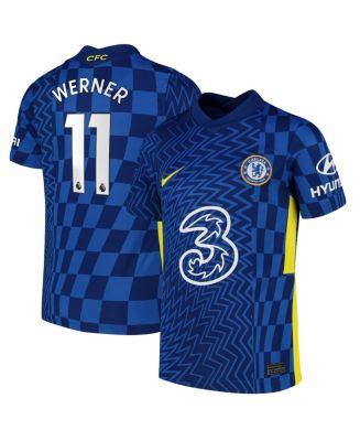 Nike Big Boys Timo Werner Blue Chelsea 2021/22 Home Breathe Stadium ...