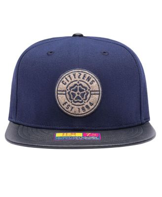 Fan Ink Men's Navy Manchester City Swatch Fitted Hat