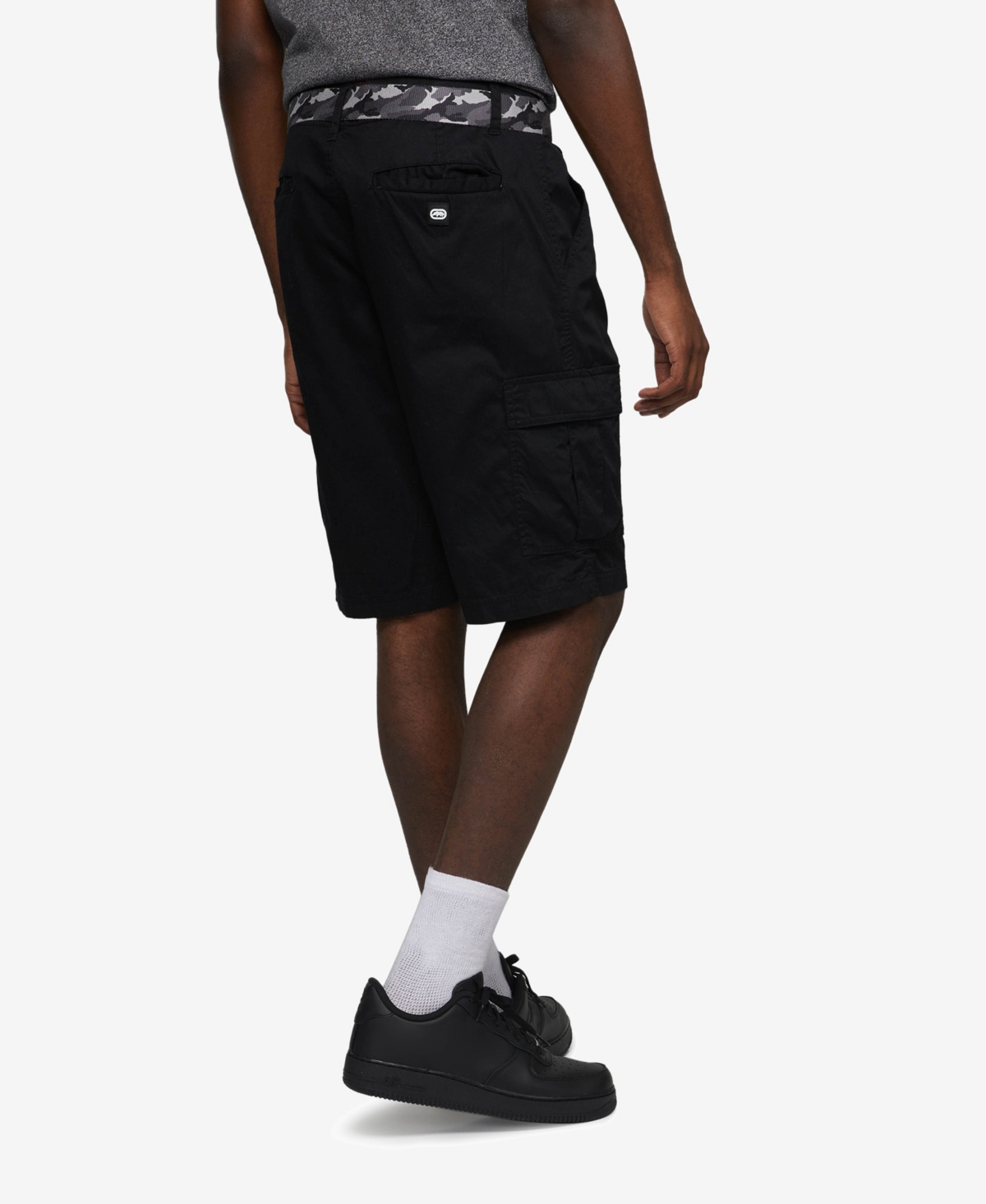 Ecko Unltd Men's Rewind Belted Cargo Shorts