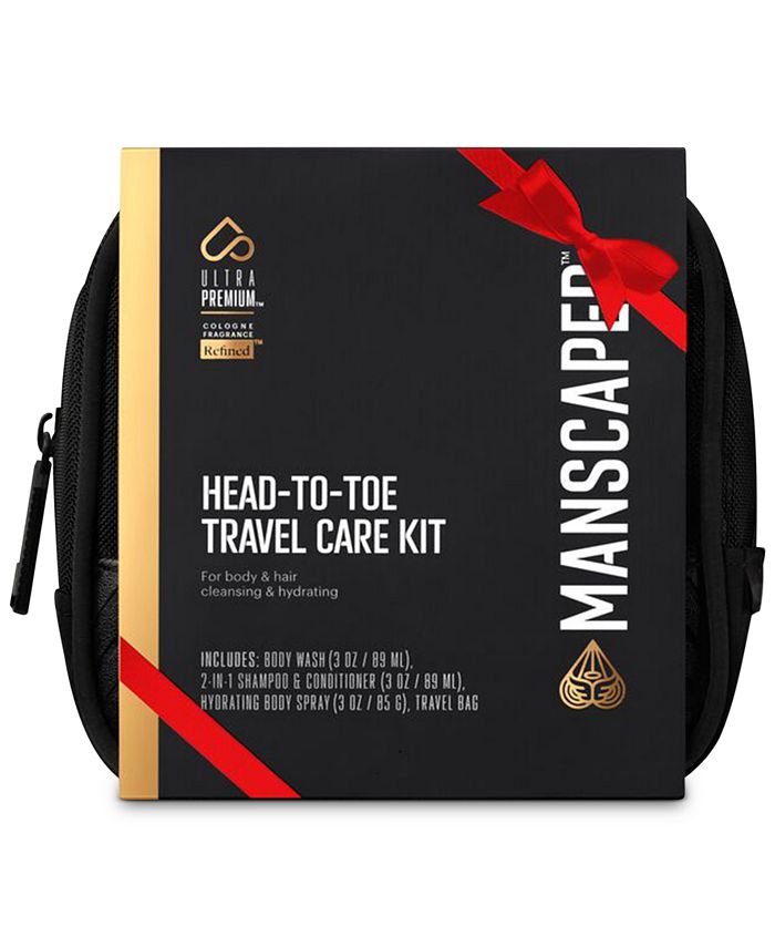 MANSCAPED - 3 Pc UltraPremium Head-to-Toe Travel Care Kit
