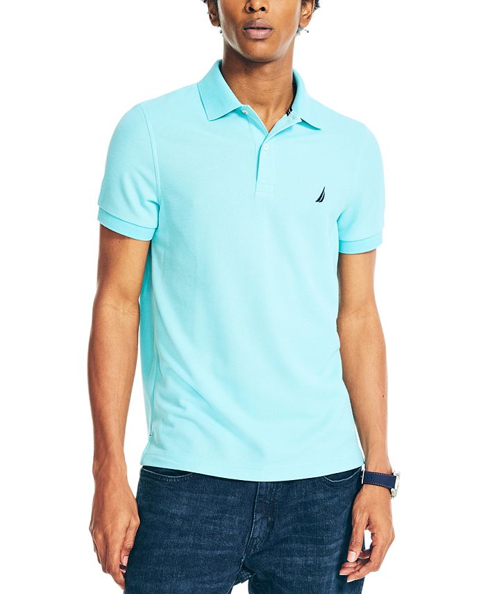 Nautica Men's Sustainably Crafted Slim-Fit Deck Polo Shirt - Macy's