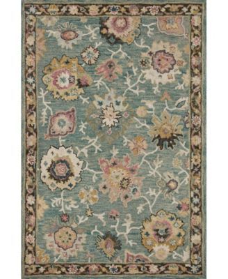 Spring Valley Home Lotus Lts 04 Area Rug In Teal/multi