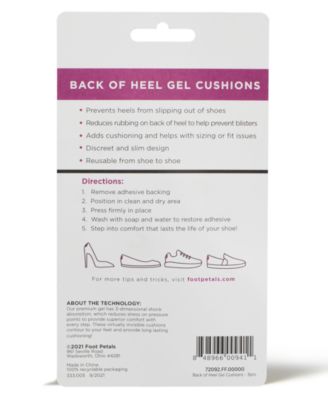 Back of Heel Gel Cushions 3 Pack