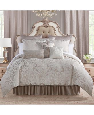 Waterford Cambrie Comforter Set Collection Bedding In Taupe