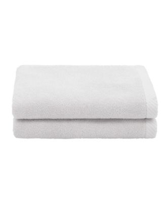 Ediree Turkish Cotton 2 Piece Fingertip Towels Set