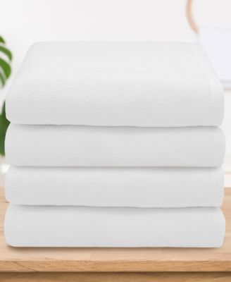 Ediree Turkish Cotton 4 Piece Bath Towel Set