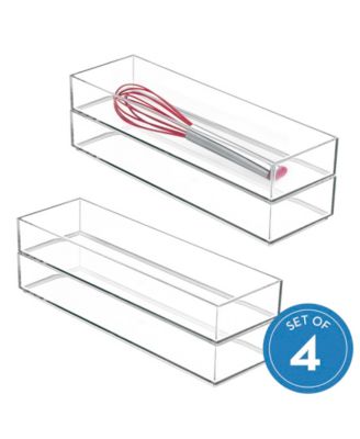 iDesign Drawer Organizer Set, Clear