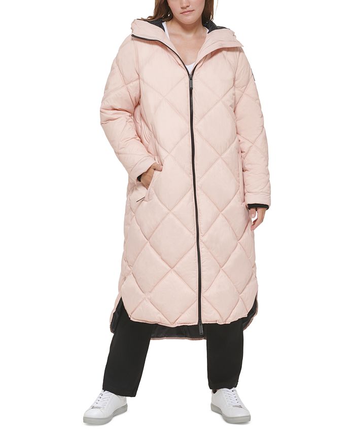 Calvin Klein Jeans Women's Hooded Dramatic Long Puffer & Reviews - Jackets  & Vests - Juniors - Macy's