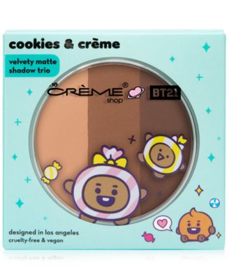 The Crème Shop - x BT21 BABY Shooky Cookies & Cr&egrave;me Ultra-Pigmented Eyeshadow Trio