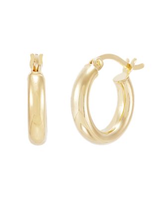 Giani Bernini Polished Tube Hoop Earrings, 15mm, Created for Macy's