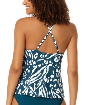 Anne Cole Women's Printed Easy Triangle Tankini Top
