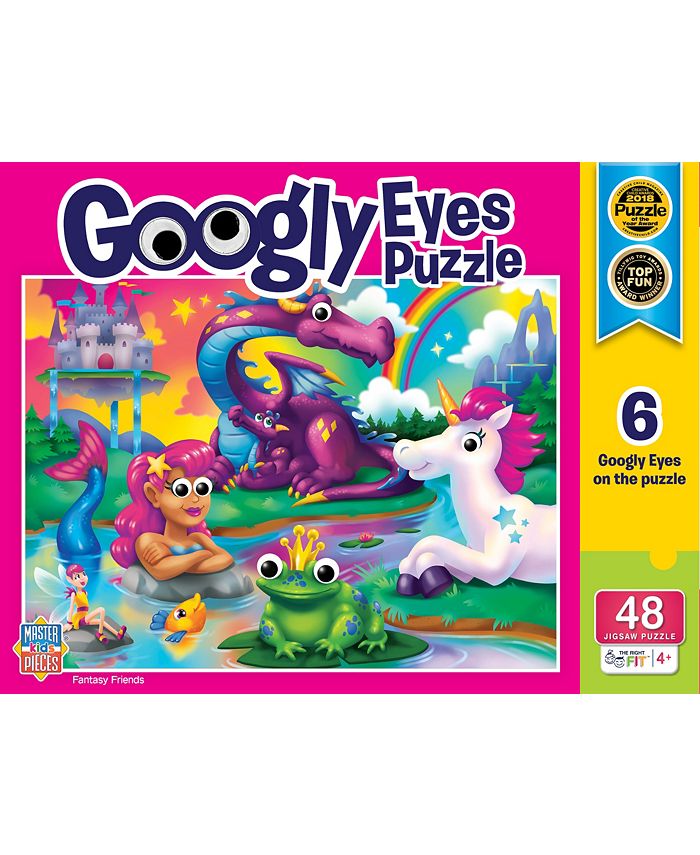 Masterpieces Googly Eyes - Fantasy Friends 48 Piece Jigsaw Puzzle - Macy's