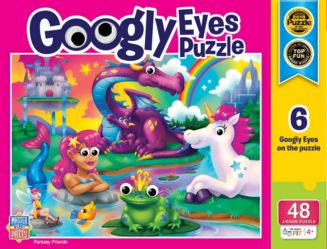 Masterpieces Googly Eyes - Fantasy Friends 48 Piece Jigsaw Puzzle - Macy's