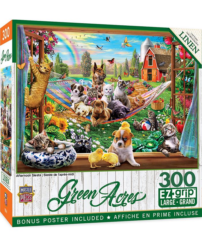 MasterPieces Puzzles Green Acres Afternoon Siesta 300 Piece Adult