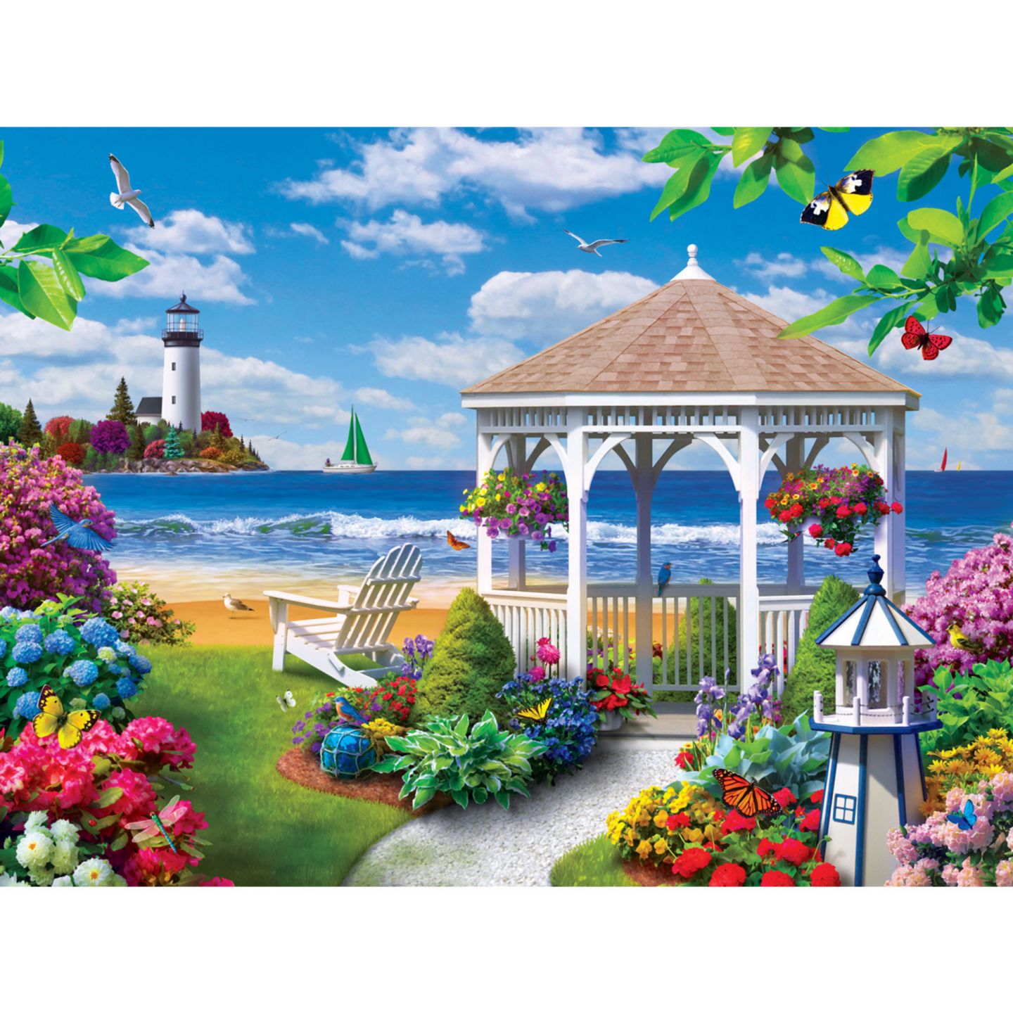 Детский пазл MasterPieces Puzzles Memory Lane Ez Grip 300 Piece Puzzle, Ages 10+ — фото 2