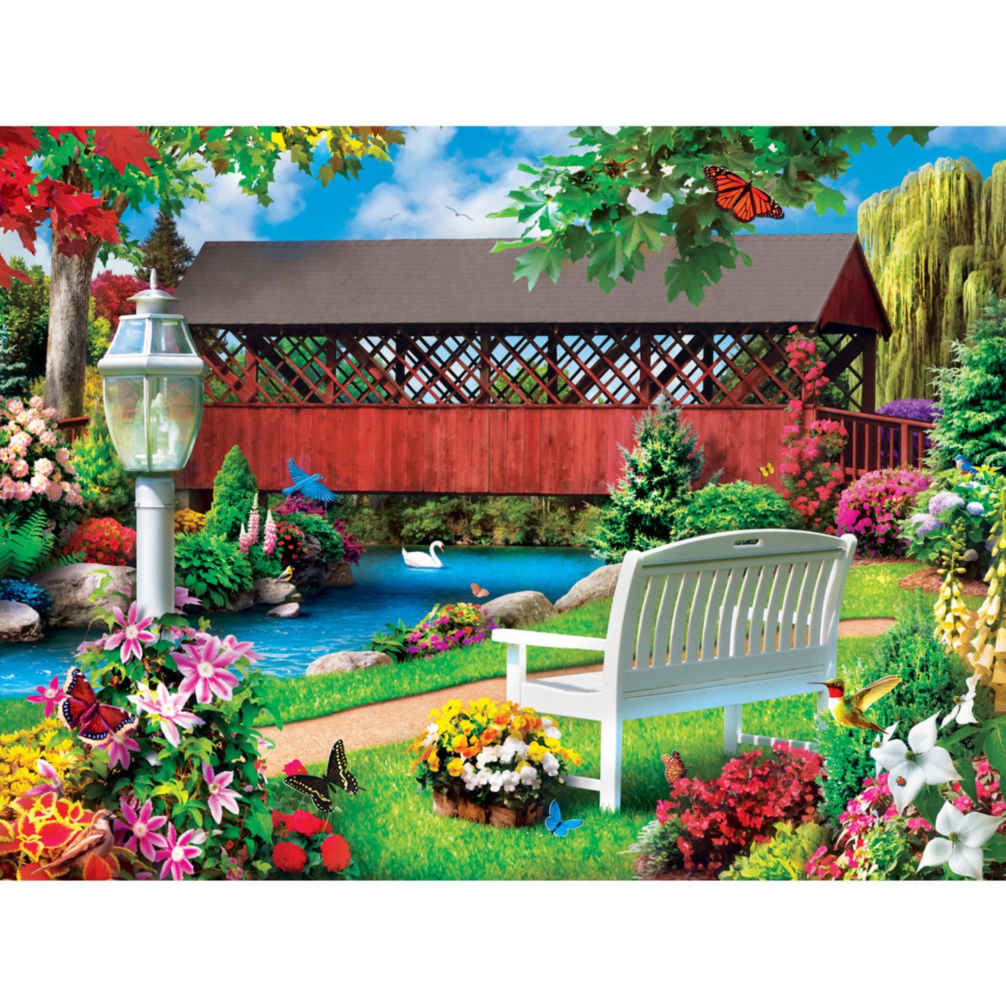 Детский пазл MasterPieces Puzzles Memory Lane Ez Grip 300 Piece Puzzle, Ages 14+, цвет: Разноцветный — фото 2