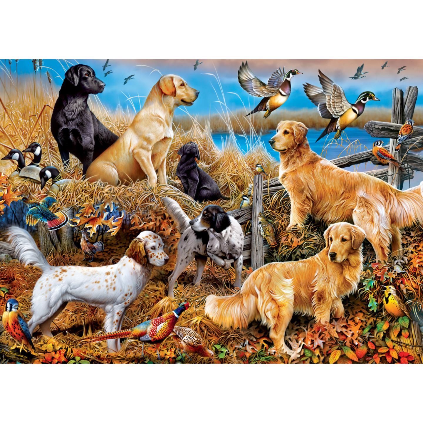 Пазл MasterPieces Puzzles Mossy Oak Man's Best Friend на 1000 деталей, от 14 лет, цвет: Разноцветный — фото 2