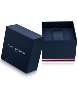 Men's Brown Leather Strap Watch 44mm