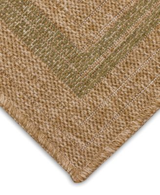 Sahara Multi Border Area Rug