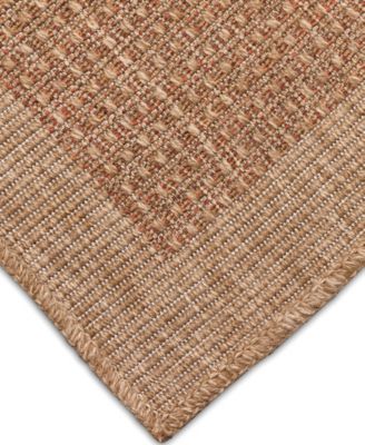 Sahara Texture Border 3'3" x 4'11" Outdoor Area Rug