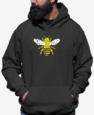 Men's Bee Kind Word Art Hooded Sweatshirt