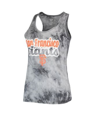 Women's Charcoal San Francisco Giants Billboard Racerback Tank Top and Shorts Set