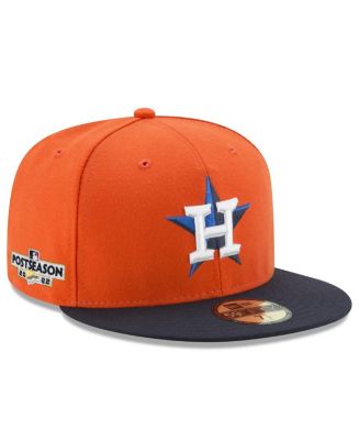 Men's New Era Orange Houston Astros 2022 Postseason Side Patch 59FIFTY ...