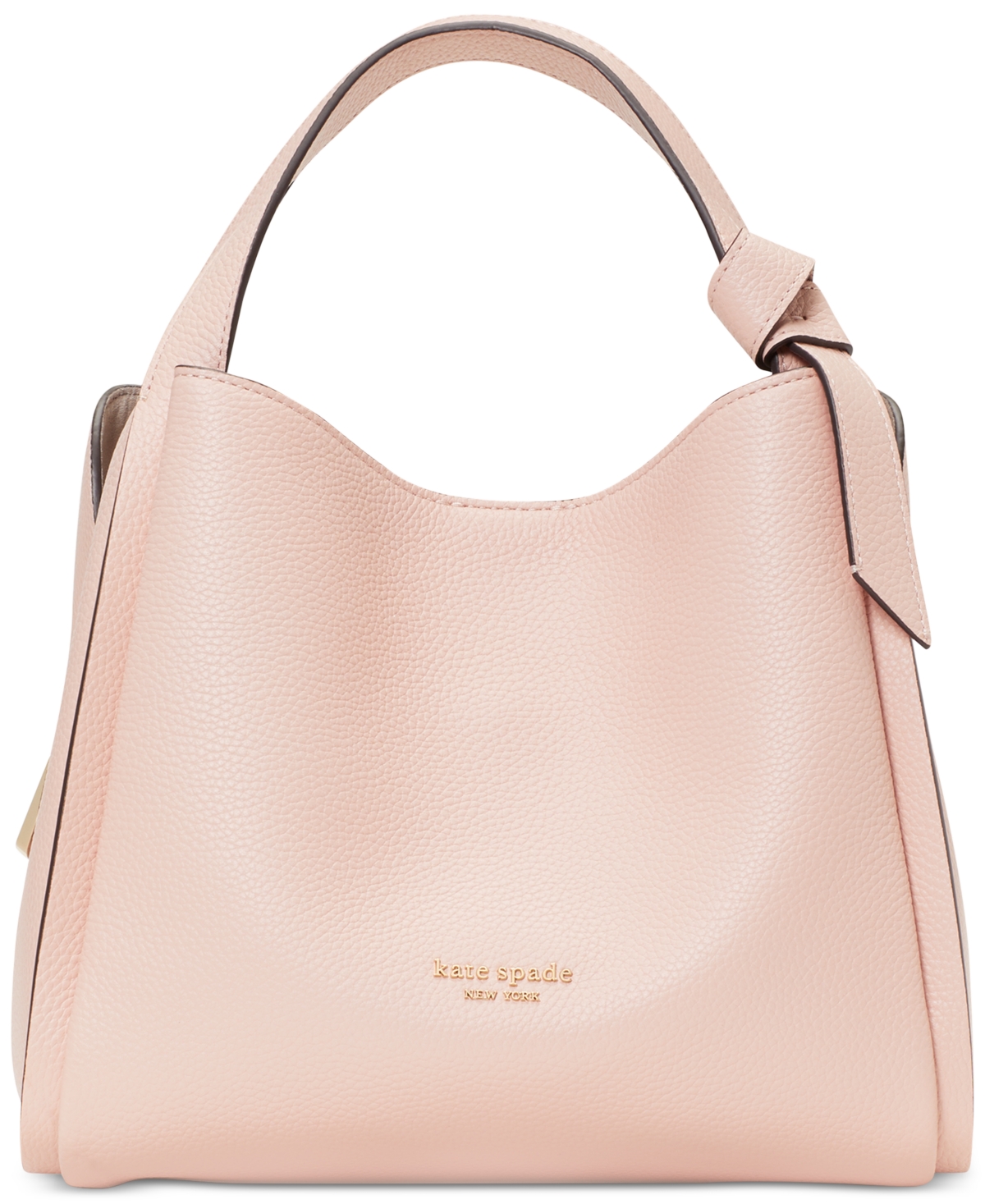 NWT AUTH $348 Kate Spade New York Knott Medium Leather Shoulder Bag-Mochi  Pink