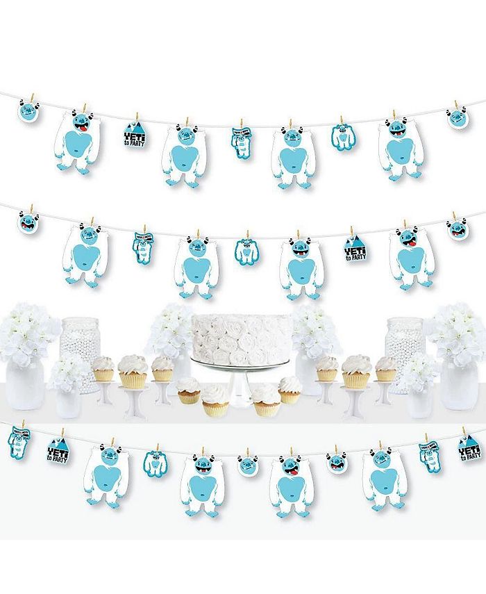 Big Dot of Happiness Yeti to Party - Party Mini Favor Boxes