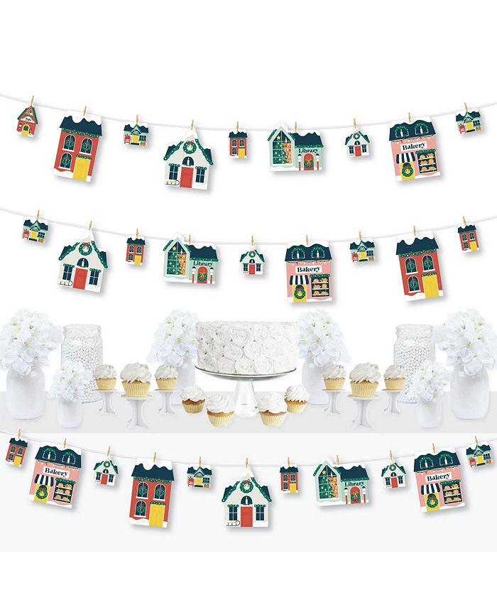 Big Dot Of Happiness 80’s Retro Clothespin Garland Banner - 44 Piece DIY Party Decorations Kit - View #4