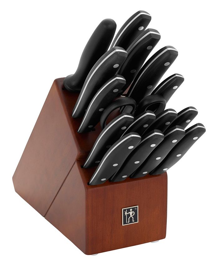 J.A. Henckels Definition 17 Piece Knife Block Set Macy's