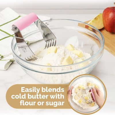 Stainless Steel Dough Blender Pastry Cutter Heavy Duty Blades