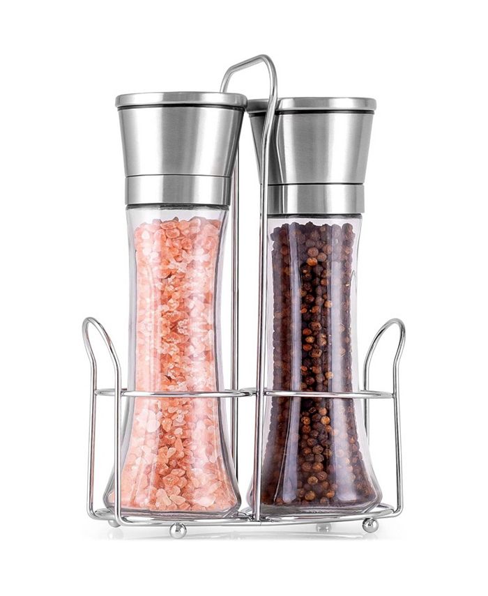 Zulay Kitchen Salt and Pepper Grinder with Adjustable Coarseness
