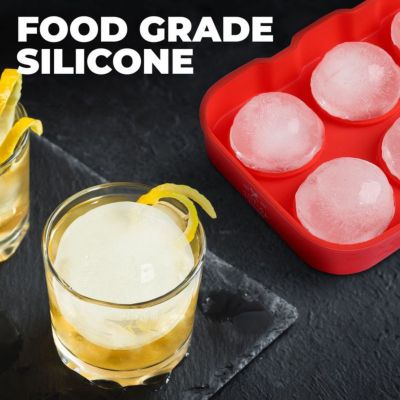 Silicone Ice Cube Tray Set of 2 with Lids
