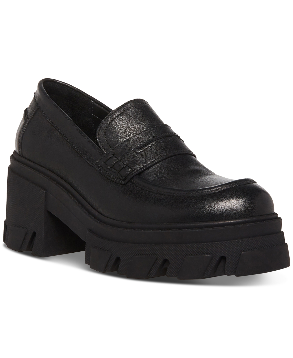 STEVE MADDEN WOMEN'S BETH LUG-SOLE PENNY LOAFERS 